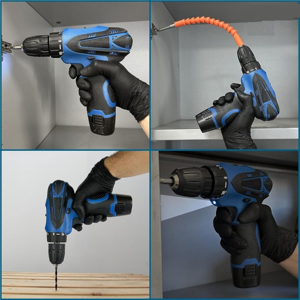 Trapano Avvitatore con Valigetta e 24 Accessori PowerDrill Pro™